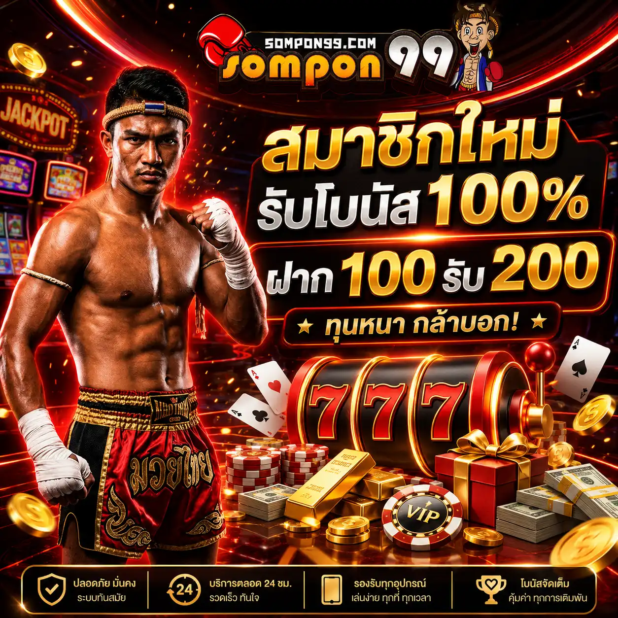 โปรโมชั่น สมาชิกใหม่ sompon99